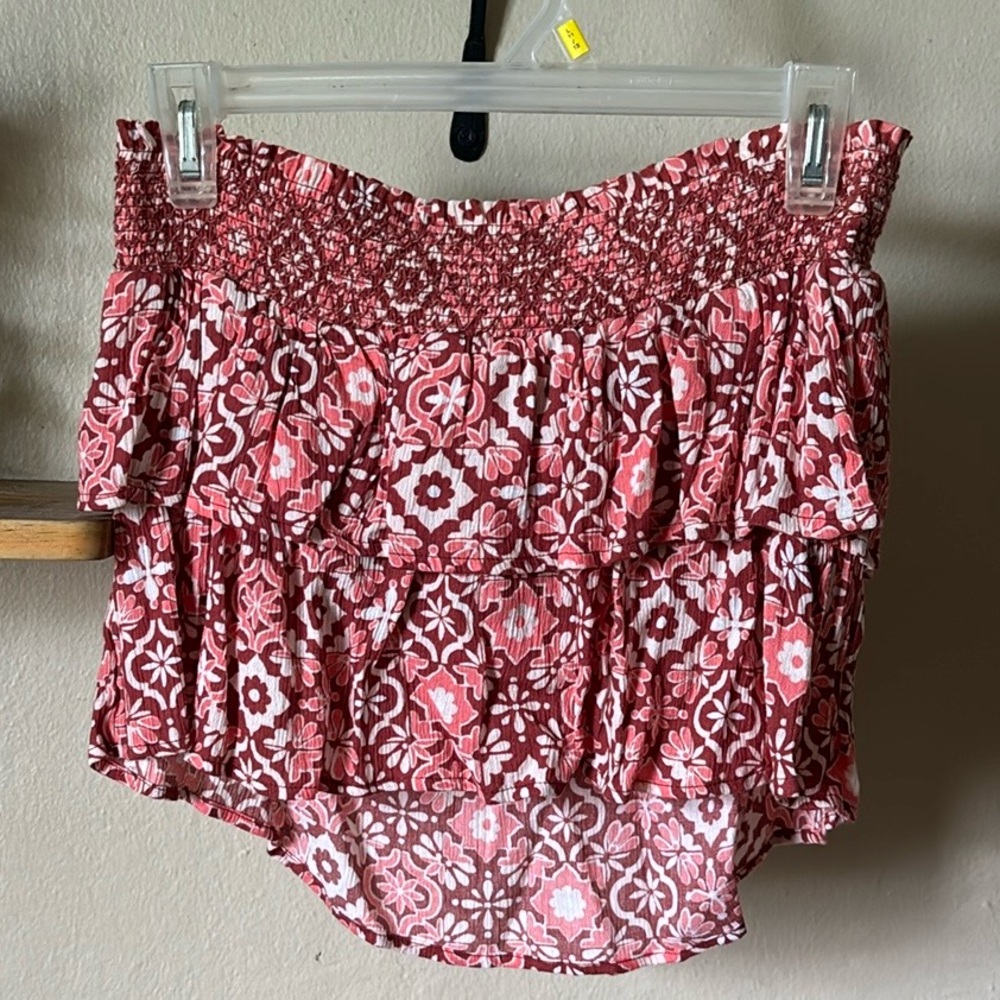 Boho Style Printed Tube Top